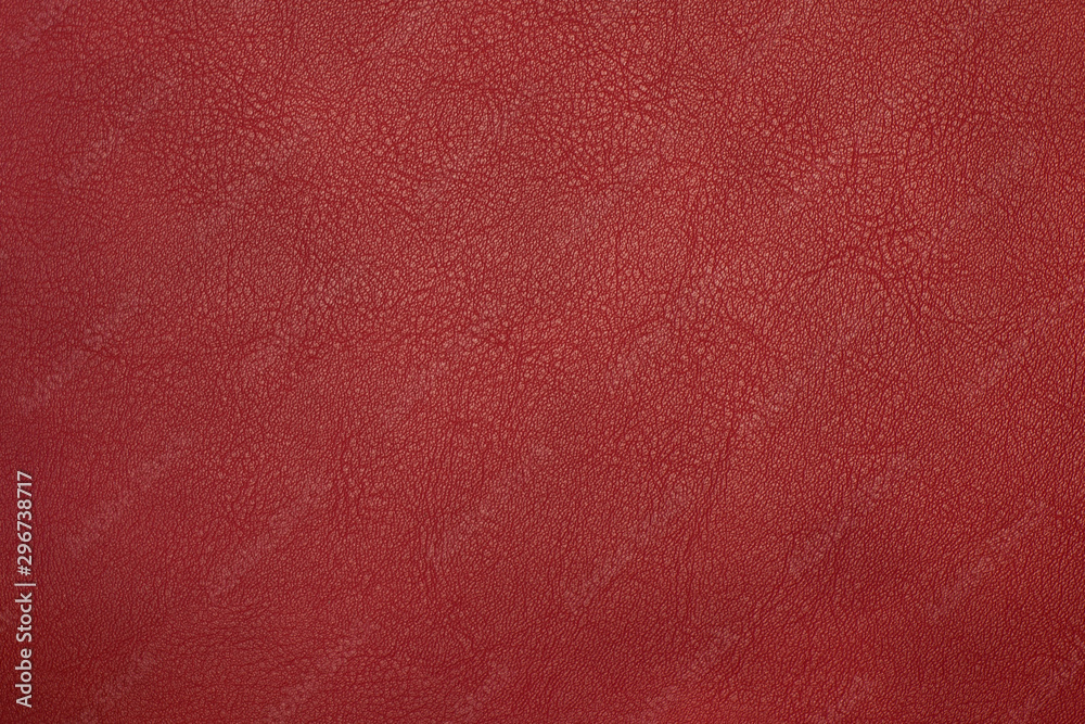 red artificial leather with waves and folds on PVC base red artificial leather with waves and folds on PVC base