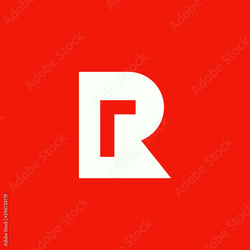 Simple RR Minimalist Initial / Letter RR modern logo design