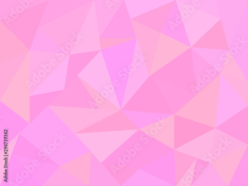 Pink abstract low poly background. Vector illustration for poster