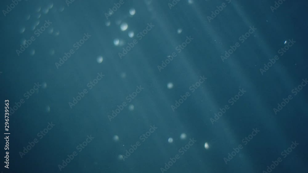 Unterwasser Aufnahme Licht und Blasen - Underwater Footage Light and Bubbles