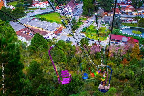 Chairlift at Campos do Jordao. Sao Paulo, Brazil photo