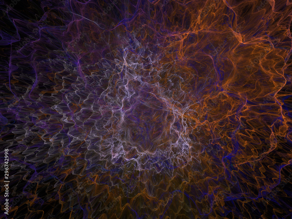 Imaginatory fractal background Image