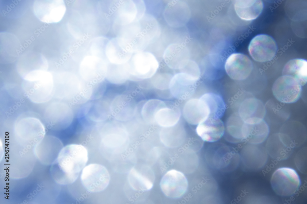 Blue bokeh background
