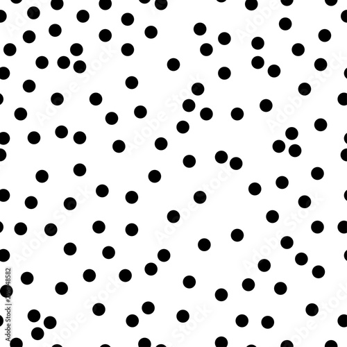 Beautiful dotted vector seamless pattern