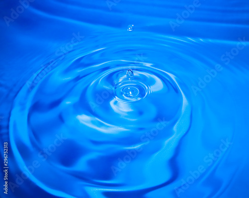 Gotas d'Água azul