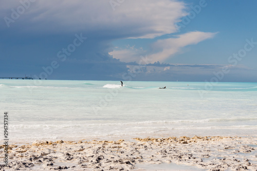 Surfers in Rosignano - Italy, Toscany.