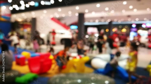 Wallpaper Mural Blurred abstract background can be an illustration to the article about children's entertainment centers and attractions Torontodigital.ca