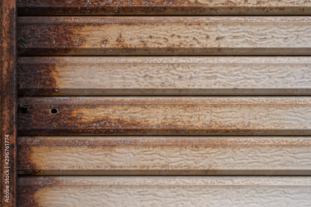 錆びたシャッター