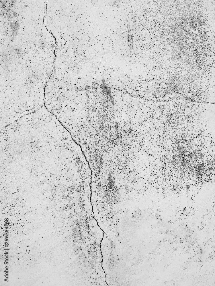 Obraz premium old dirty white wall with mold texture background