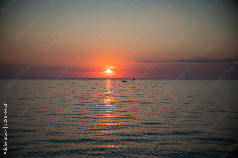 Sunset at the sea 3