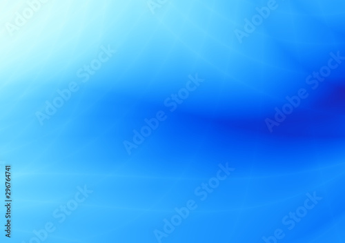 Underwater bright blue image abstract design