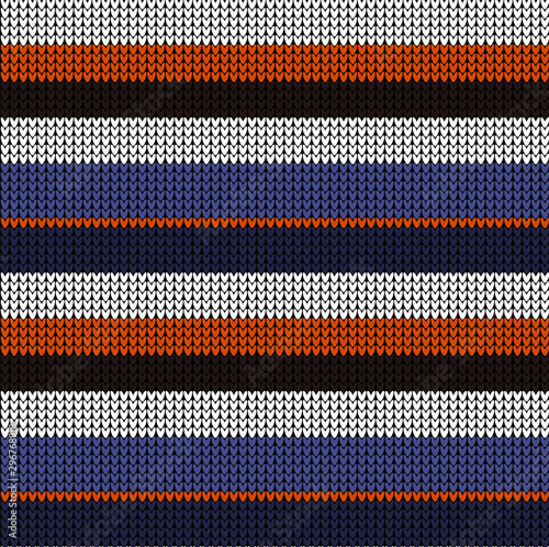 vector seamless knitted stripes pattern