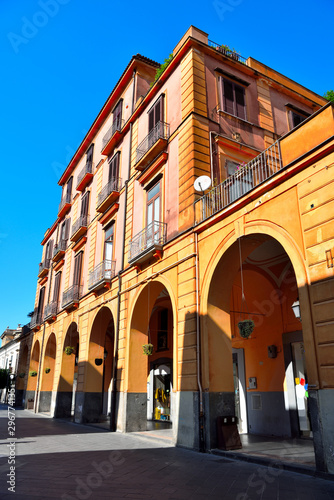 historic buildings  of cava de tirreni salerno italy photo
