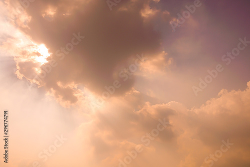 Wallpaper Mural Sunset sky with ray of sunlight Torontodigital.ca