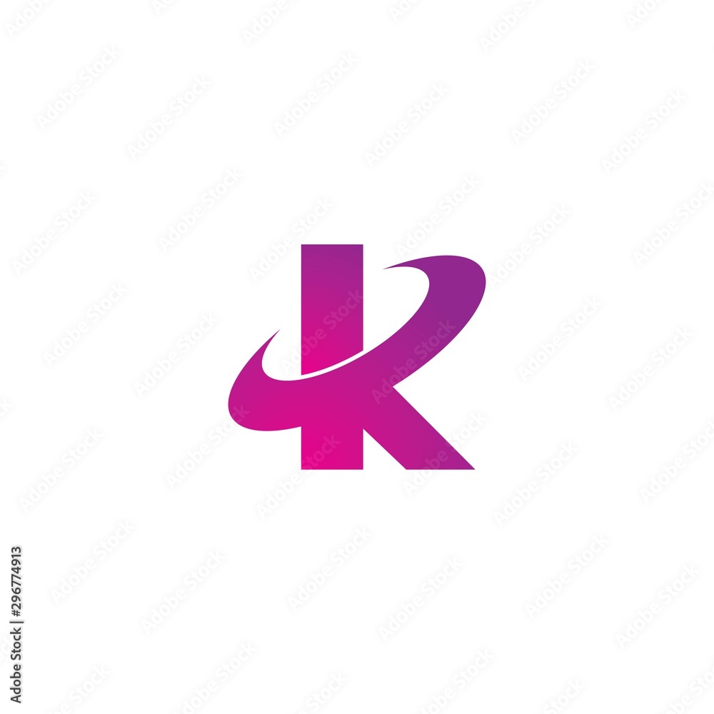 Obraz premium K Letter logo business template vector icon