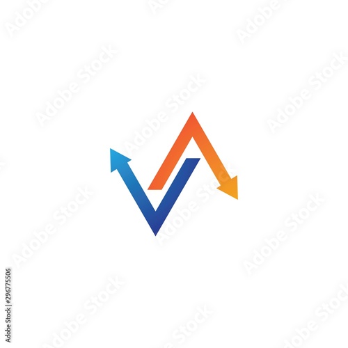 Arrows vector illustration icon logo template design Free Download Arrows vector illustration icon logo template design - GFXLoad
