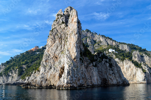Large rock off the coast of Capri.