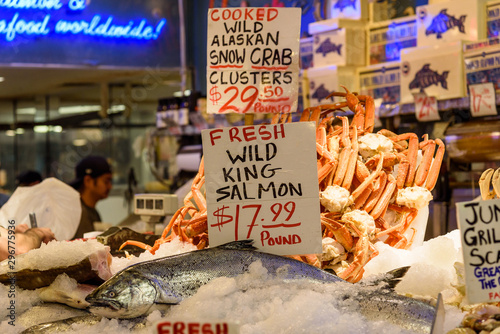 Photography Fresh fish for sale in a farmers market