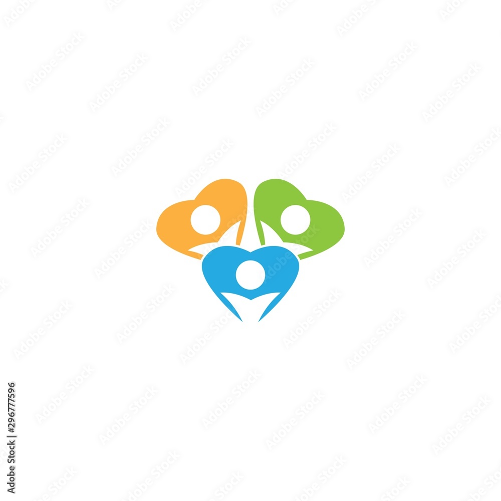 Fototapeta premium Family Tree Logo template vector icon design