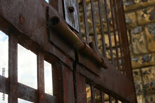 detail of an old building photo