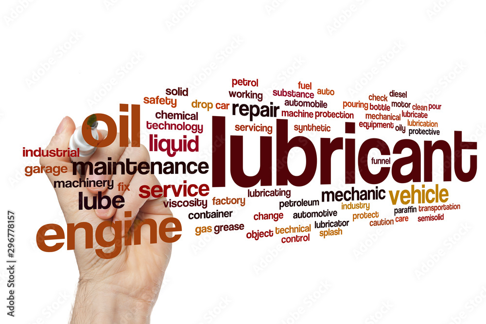 Lubricant word cloud Stock Photo Adobe Stock