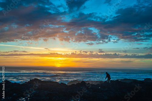 Sunset view, from Cape Perpetua on the Oregon Coast.