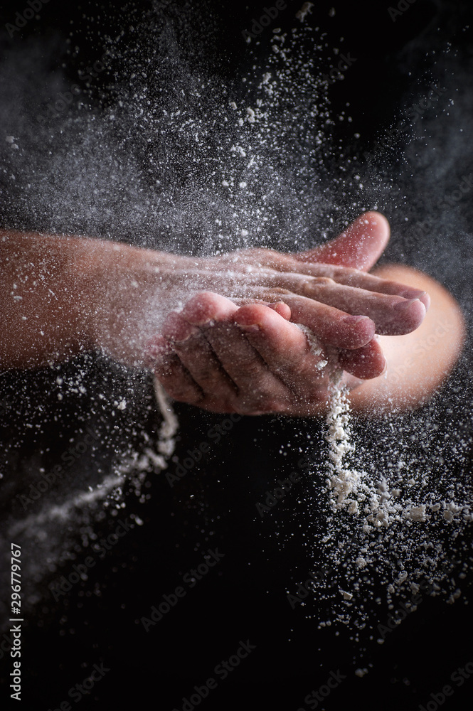 Splash of flour