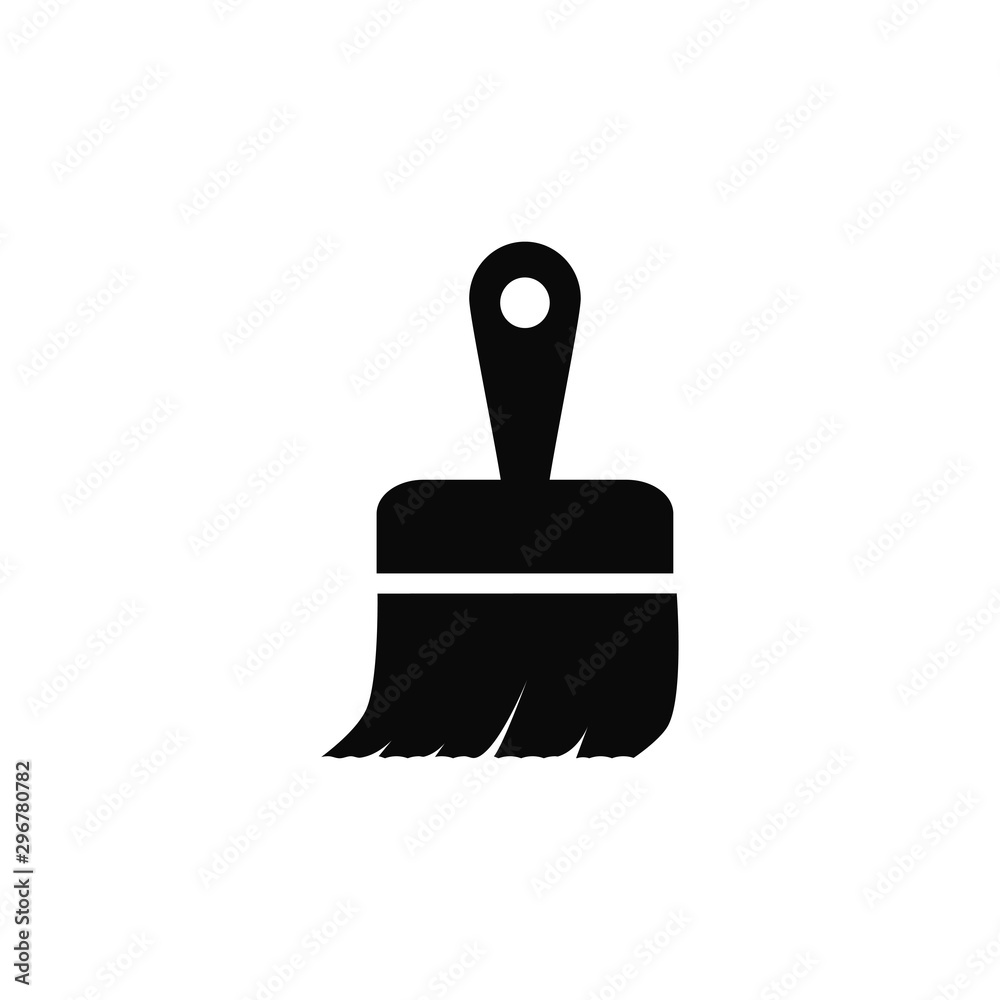 brush icon flat template design brush icon flat template design