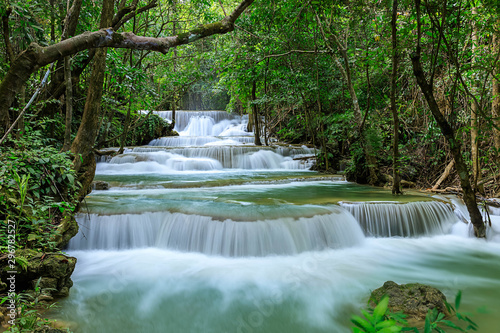 Huai Mae Khamin Waterfall level 1, Khuean Srinagarindra National Park, Kanchanaburi, Thailand