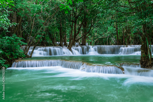 Huai Mae Khamin Waterfall level 2, Khuean Srinagarindra National Park, Kanchanaburi, Thailand