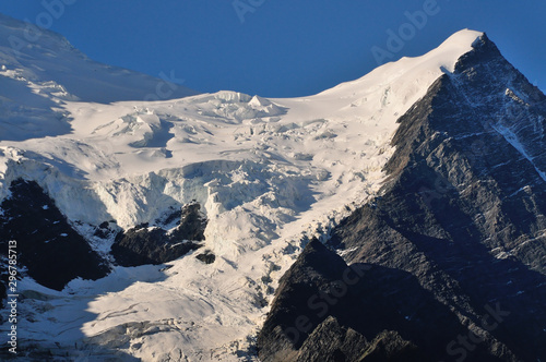 Mont Blanc glacier from Aiguille du Midi  France