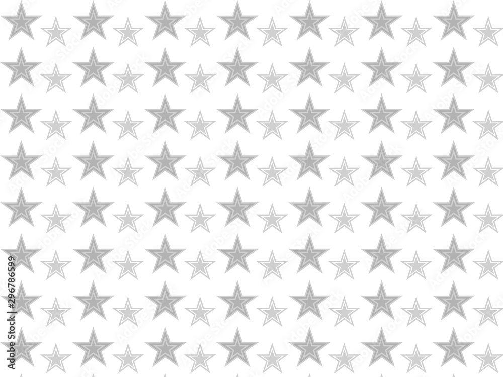 Repeating star shape vector pattern