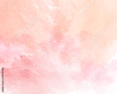 Pink watercolor abstract background. Watercolor pink background. Abstract pink texture.. Vector illustration.