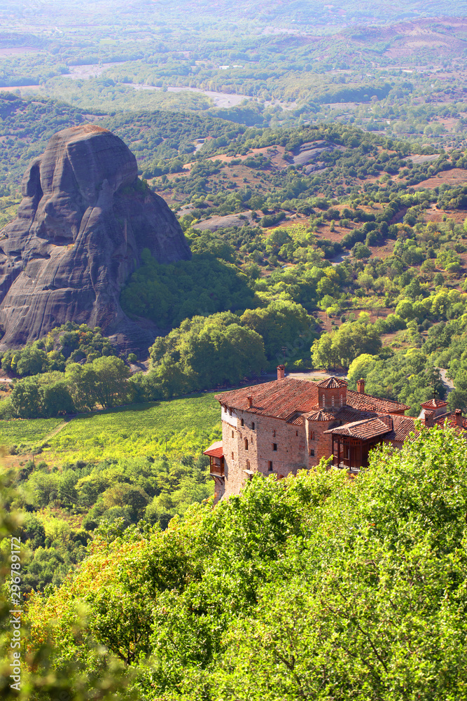 Fototapeta premium village in mountains