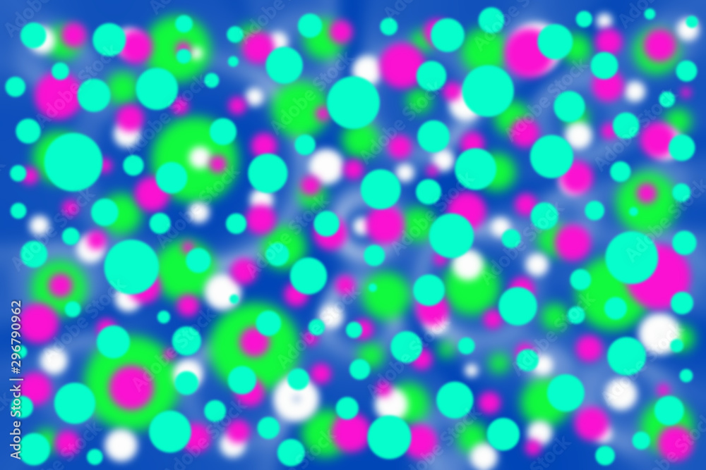 An abstract colorful bubbly background image.