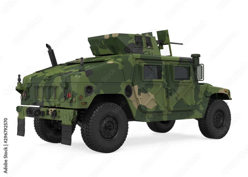 Humvee High Mobility Multipurpose Wheeled Vehicle Isolated Humvee High Mobility Multipurpose Wheeled Vehicle Isolated