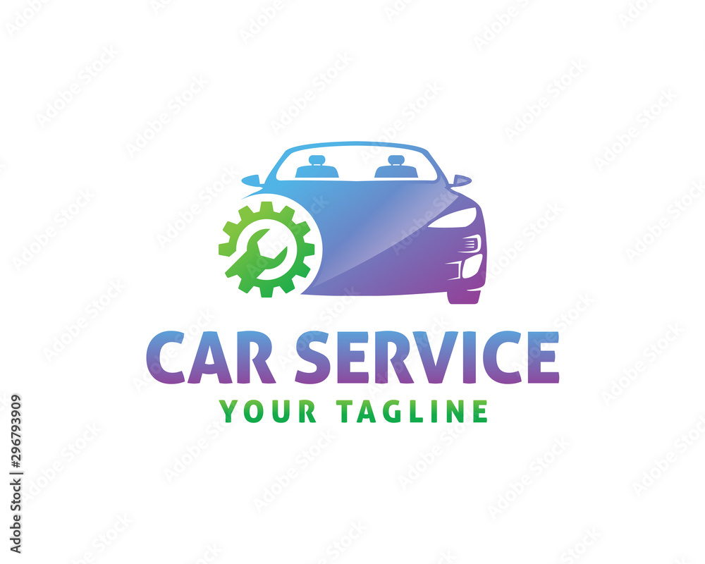 Automotive Car Logo Template Vector. Automotive technician design. Auto service illustration