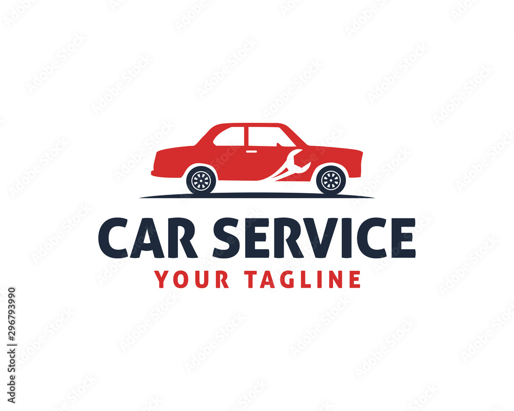 Automotive Car Logo Template Vector. Automotive technician design. Auto service illustration