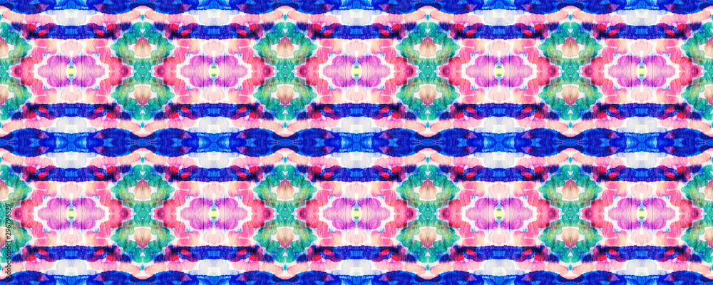 Ikat Seamless Pattern. Ikat Seamless Pattern.