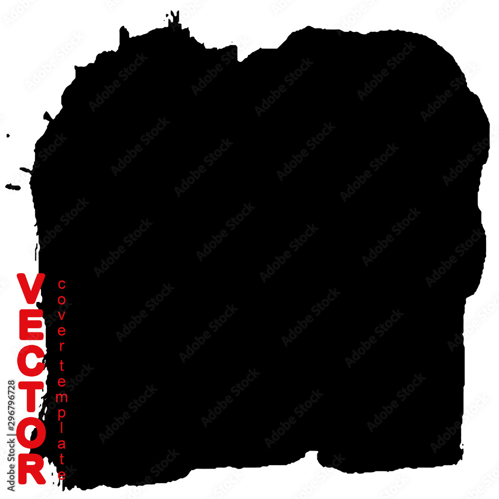 Grunge background black isolated on white. Ink stain. Template for inserting text. Abstract paint trail Grunge background black isolated on white. Ink stain. Template for inserting text. Abstract paint trail