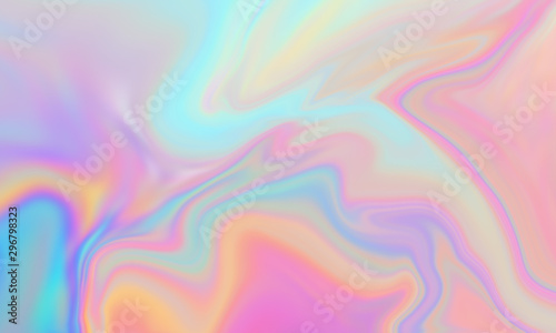Iridescent abstract liquid marbeled background texture photo