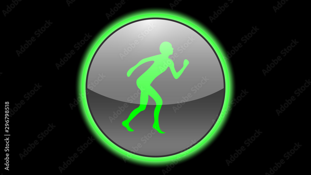 Running man icon vector design. Green neon icons with animals. Animals icons vector. Running man icon vector design. Green neon icons with animals. Animals icons vector.