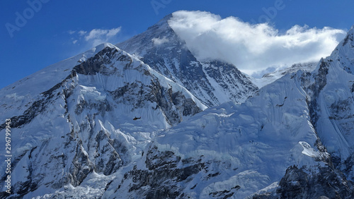 View of Mount Everest in Nepal