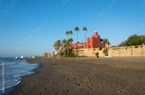 Arabic castle next to the beach