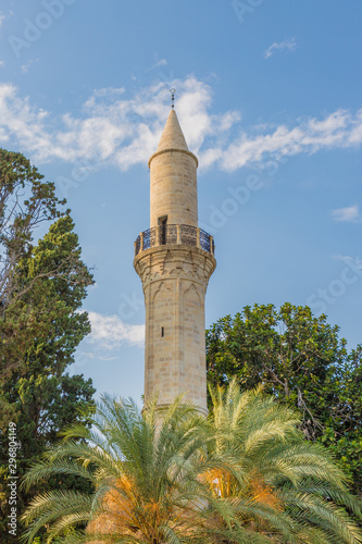 A typical view in larnaca in Cyprus photo