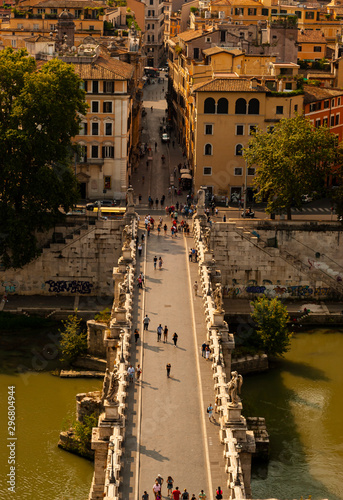 Sant'Angelo bridge seen from above