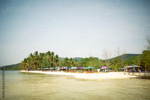 tropical beach in vietnam phu quoc
