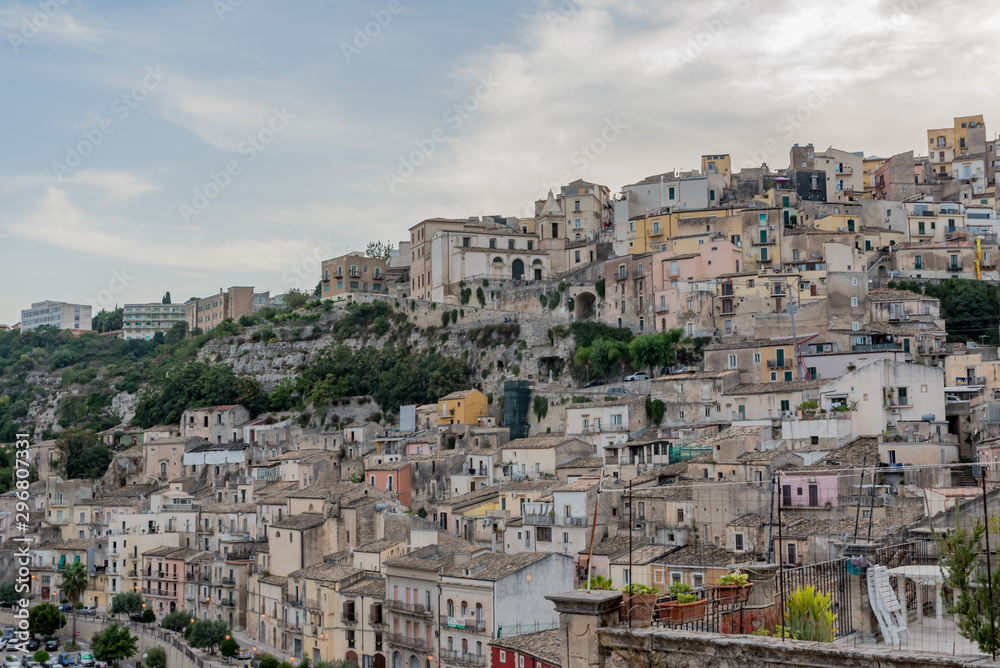 Naklejka premium City of Ragusa Sicily