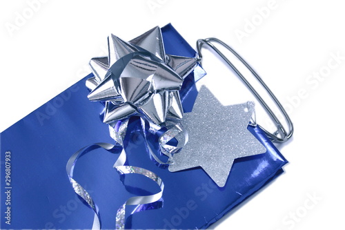 blue gift bag photo