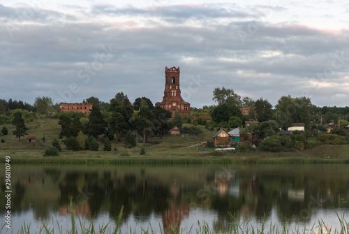 Nikolo-Basukinsky monastery on sysoevskoye reservoir 8 in Russia